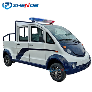 Véhicule de patrouille électrique 5 places au design élégant et au meilleur prix de Chine / Voiture de patrouille électrique Bus touristique Moteur AC 4KW 30km/h - Product Image 3