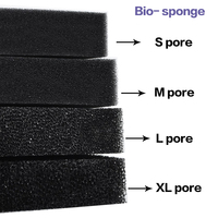 Éponge filtrante en mousse biologique à cellules ouvertes 10-60 PPI, feuille de mousse PU pour filtre à air, mousse filtrante découpée sur mesure, éponge filtrante en mousse de polyuréthane