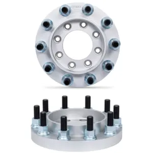 BOTRAK Adaptadores espaçadores de roda dupla para ford f250 f350 super duty, 1.5" 8x6.5" a 10x285 22.5" 24.5"