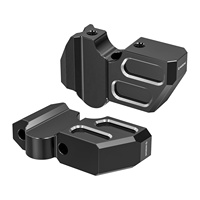 Elevadores de Manillar NICECNC de 1.77 Pulgadas, Abrazadera de Montaje, Elevador de Retroceso, Compatible con Harley Sportster S RH1250S 2021-2024