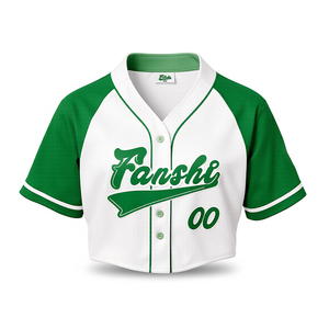 Maillot de baseball personnalisé à col en V, ensemble uniforme de baseball haut de gamme, vente en gros OEM ODM, maillots de baseball assortis - Product Image 2