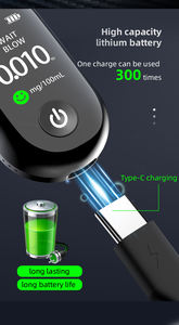 Drops hipping Hoch empfindlicher elektronischer Atmungsaktiv isator Detektor Tragbarer Mini <span class=keywords><strong>Pocket</strong></span> Digital <span class=keywords><strong>Breath</strong></span> Analyzer Alkohol <span class=keywords><strong>tester</strong></span> - Product Image 6