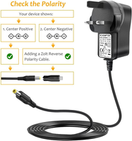 Alimentation 5V 3A, adaptateur secteur AC DC 5V, transformateur avec 8 prises DC pour appareils électroniques domestiques, boîtier TV, routeur, bande LED