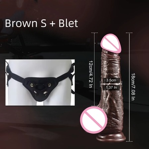 Dildo réaliste en silicone de 10,5 pouces, petit gland XL, souple et épais, avec ventouse puissante pour jeu <span class=keywords><strong>anal</strong></span>, pénis de grande taille - Product Image 5