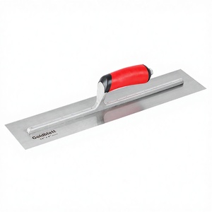 Truelle de finition de béton Goldblatt Pro Industrial 18"x4" en alliage léger, poignée ergonomique souple, anti-retournement, qualité DIY - Product Image 2
