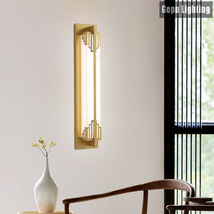 Lámpara de Pared de Estilo Chino Moderno, 80cm x 12cm, Negra, LED, Hierro, Piedra Nube, para Sala de Estar, Dormitorio, Pasillo, Exterior - Product Image 3