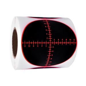 3インチ蛍光カラー反応性紙インパクトターゲット200個/ロールファイアアーム練習ビジュアルスプラットインパクトターゲット射撃弓 - Product Image 1