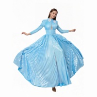 Robe tube chic grande taille à col carré, style musulman arabe, taille naturelle, antistatique, pour soirée, 100% polyester, service OEM