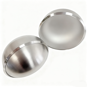 Tapa de grado alimenticio resistente a la corrosión de alta presión de acero inoxidable Vietnam ASME B16.9 A/SA403 304/304L 316/316L, 1/2 "-12" - Product Image 3