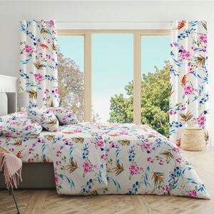 Bán Buôn Tùy Chỉnh Chất Lượng Cao Sợi Nhỏ Bộ Đồ Giường Đặt Hoa In Tấm Phù Hợp Với Rèm Cửa Cho Nhà Khách Sạn Sử Dụng Số Lượng Lớn Giá - Product Image 1
