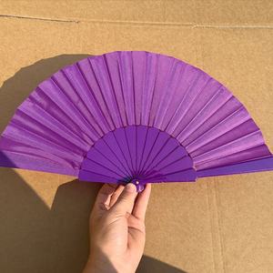 <b>Personalized</b> Colorful Painted Bamboo Folding Hand <b>Fan</b> Stylish Love Style for Promotions - Product Image 6