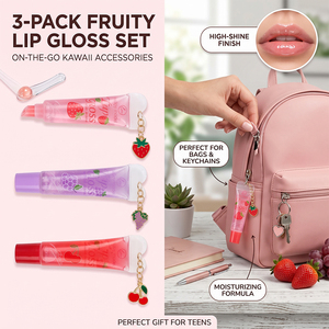 Brillo Labial Vegano de Alta Calidad, Hidratante, Humectante, Fórmula Mineral, Larga Duración, Resistente al Agua, Cuidado Labial, Maquillaje, Uso Diario - Product Image 5