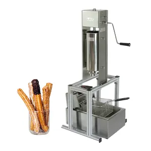 High power and less effort 5L Churros making machine with 5L Fryer and 4 Churros mold