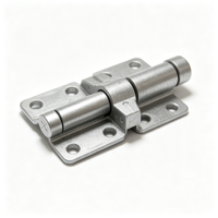 Charnière industrielle robuste en aluminium moulé, charnière en aluminium grande taille sur mesure OEM ODM usinée CNC pour portes de machines et cabines de véhicules