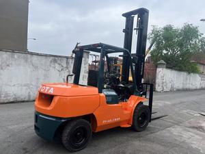 Original Japan To-y-ot-a 5 Ton Diesel <b>Forklift</b>, TO-YOT-A FDZN50 Heavy-Duty Counterbalance <b>Forklift</b> for Factory Yard - Product Image 6
