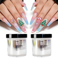 Poudre acrylique rose nude pour ongles, vente en gros, fournitures pour ongles, poudre acrylique Secret Cover pour ongles, logo personnalisé, pot de 1 oz