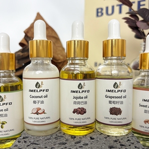 Private Label Natuurlijke Draagoliën Set (Jojoba/Kokos/Zaadolie/Olijfolie/Zoete Amandel/Sesam) |   Gratis monsters beschikbaar - Product Image 6