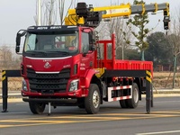 Grúa Montada en Camión de 5-12 Toneladas con Pluma Telescópica Hidráulica, Tracción en las Cuatro Ruedas, Motor Weichai, Zoomlion Hidráulico, Capacidad de Elevación de 20 m