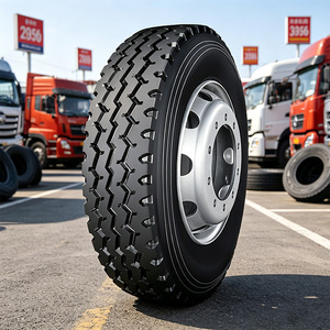 Pneu de camion commercial fiable 295/75r22.5 avec une réserve de charge supplémentaire pour utilisation sur remorque à plateau pour marchandises surdimensionnées - Product Image 1