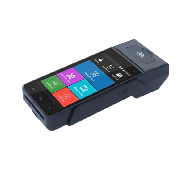 Portable NFC Android Smart POS Terminal Z90 Supporting Printing and Scanning Fingerprints PDA Z90
