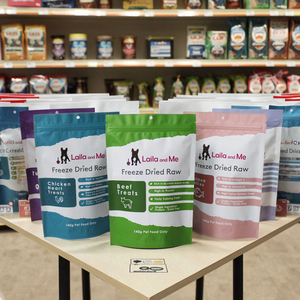 Sacos Stand-Up Personalizados, à Prova de Umidade e Resistentes a Odores, para Petiscos Liofilizados de Cães e Gatos, Goma de Mascar e Sushi, Grau Alimentício - Product Image 2