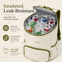 Sac à dos isotherme personnalisé pour le sport, sac thermique souple pour boissons, logo OEM pour les équipes, les clubs, les événements en plein air et les marques