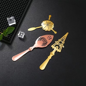 Cuillère à Absinthe en Acier Inoxydable Magic RTS, Cuillère à Bitters Creuse, Réutilisable, Portable, Passoire à Sucre Haute Qualité pour Barman - Product Image 3