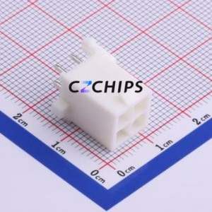 HX41406-4A Wire-to-Board Pin Header Through hole Component (THT),P=4.14mm Connector 2x2P 4.14mm Through Hole 4P - Product Image 1