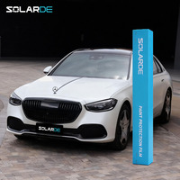 Película TPU SolarDe de Muestra Gratuita, 7.5mil, Aplicación en Húmedo, Fácil Instalación, Blanco Ópalo Satinado, Larga Garantía, Envoltura TPU, Color OEM, PPF