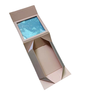 Wholesale Biodegradable Custom Snack Donut Bakery Cake Packaging Folding Paper Dessert Box with Window