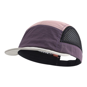 Gorra de camping de malla de 5 paneles personalizada, gorras de nailon de secado rápido para correr al aire libre, gorra de pico de pato para hombre y mujer - Product Image 2