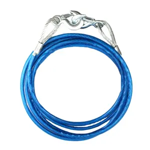 Wholesale Emergency Tools 5*12 Car Tow Rope Wire Tow Rope PVC