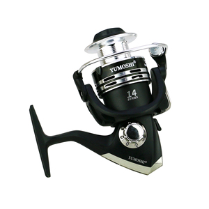 Carrete de aluminio Carrete con mango de un toque Cuerpo de plástico de fianza gruesa Arrastre máximo 10kg Carrete de pesca para agua salada - Product Image 6