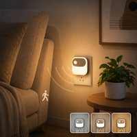 Lampes de nuit à détecteur de mouvement LOHAS 3CCT 3000K/4000K/5000K, lampes de nuit activées par le mouvement pour chambre à coucher, cuisine, salle de bain