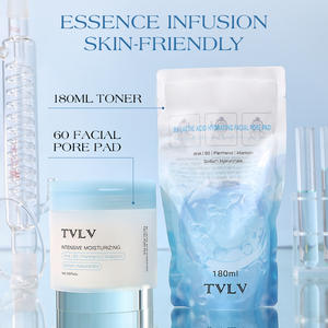 Esencia Facial Hidratante con Vitamina B5, Ácido Láctico, Hialuronato de Sodio y Pantenol en Almohadillas de Algodón para Mejorar la Piel Seca - Product Image 3