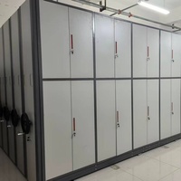 Armoire d'archives en acier robuste, électrique et intelligente, avec étagère à bons de commande et classeur à commande manuelle, avec protection anticorrosion