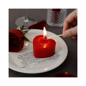 <span class=keywords><strong>Set</strong></span> regalo di candela profumata a forma di cuore romantico senza fumo candele per nozze con cera di soia aromaterapia di san valentino - Product Image 5