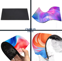 Modul LED Fleksibel Indoor TV Studio Curves, Animasi Dapat Disesuaikan, Kecerahan Tinggi 500cd P1.2-P3, Layar Lengkung Kreatif