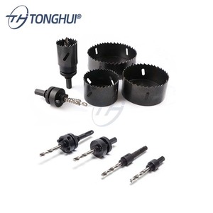 16-400mm Bi-<strong>metal</strong> Hole Saw Cutter Tool M42 Bi-<strong>metal</strong> <strong>Holesaw</strong> with Triangle Shank for Cutting <strong>Metal</strong> Plastic Wood - Product Image 6