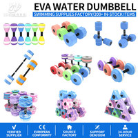 JW112 Mancuerna de Resistencia Ajustable de EVA de Alta Calidad para Deportes Acuáticos, Barra de Natación para Fitness Acuático y Aeróbicos en el Agua