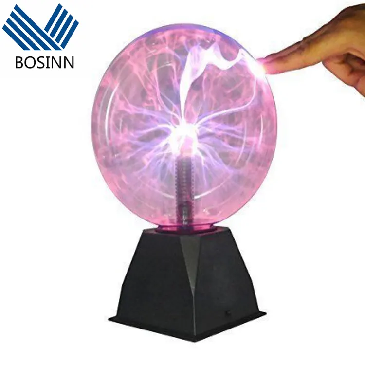 गेंद प्लाज्मा प्रकाश जादू क्षेत्रः लाइटनिंग लाल कार्निवल वातावरण प्लाज्मा लैंप शुद्ध हवा नवीनता रात रोशनी