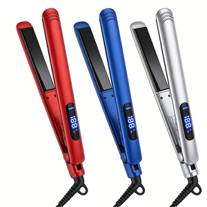 Digital Ceramic Flat Iron With Adjustable Temperature Control for Oem and Private Label Orders <b>PLATES</b> PROFESSIONAL GLIDE <b>SURFACE</b> - Product Image 4