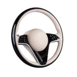 Volantes Estilo <span class=keywords><strong>Maybach</strong></span> Mejorados para Mercedes-Benz Clase C/Clase E/Clase S S400/S450/GLS, Cuero Personalizable en Color Caoba - Product Image 1
