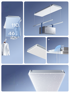 ราวตากผ้าแบบยืดหดได้ควบคุมด้วยรีโมทอัจฉริยะ ราวตากผ้าไฟฟ้า - Product Image 5