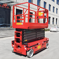4m~16m Kendinden Tahrikli Elektrikli Hidrolik Mobil Makaslı Platform İnşaat Alanları İçin Fiyatı