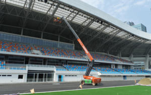 Bt26rt dingli מותג רשמי חדש 26 מ 'עבודה אווירית פלטפורמה ישר זרוע זרוע טלסקופית בום להרים - Product Image 4