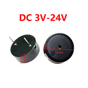 2 pièces HYD2310 Buzzer d'alarme piézoélectrique actif 95 dB à haut niveau sonore, DC 3-24V, Buzzer électronique acoustique continu 23x10MM - Product Image 1