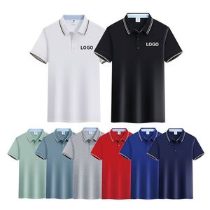 เสื้อกอล์ฟขายส่ง ปักโลโก้ได้ ผ้าฝ้าย 55% ลองสแตป คัลเลอร์ล้วน ระบายอากาศได้ดี แห้งเร็ว น้ำหนัก 200 กรัม แขนสั้น สำหรับทุกเพศ - Product Image 3