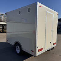 Camion de restauration mobile, chariot de nourriture, remorque de restauration pour hamburgers, hot-dogs, pizzas
