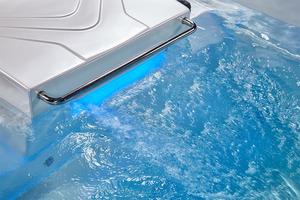 Grand Spa Balboa <span class=keywords><strong>de</strong></span> 8m pour piscine extérieure sans fin, <span class=keywords><strong>baignoire</strong></span> en acrylique blanc avec <span class=keywords><strong>tablier</strong></span> <span class=keywords><strong>de</strong></span> massage tourbillon - Product Image 4
